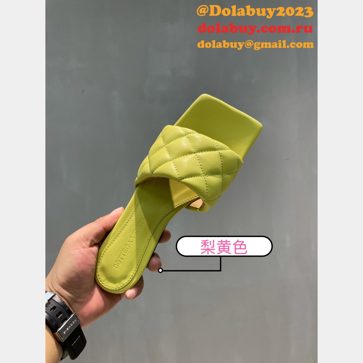 1:1 quality B0tte*a venet fake di*m*nd flat slippers shoes