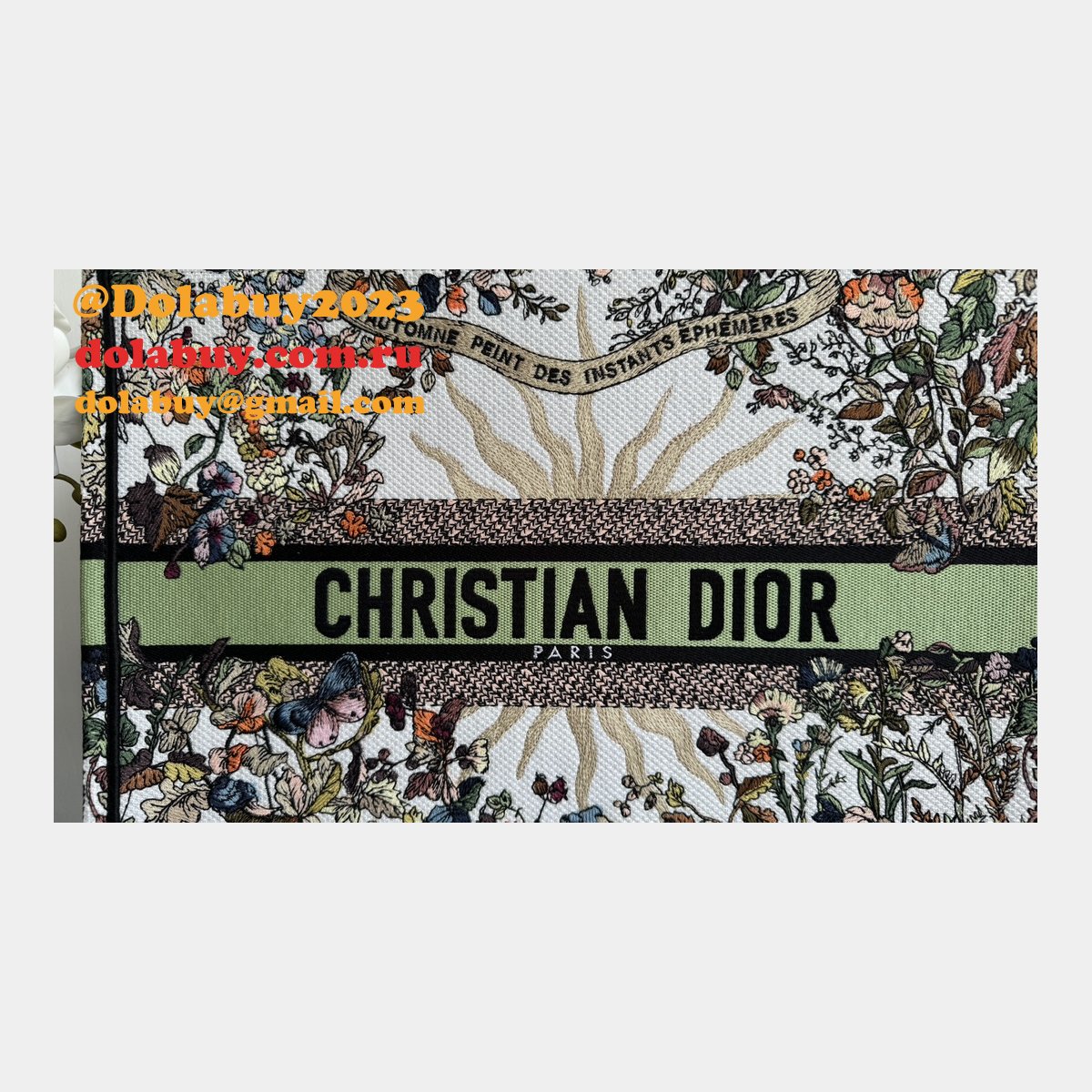 Dior 1:1 Mirror CD Book Tote Top Designer Replica Bags