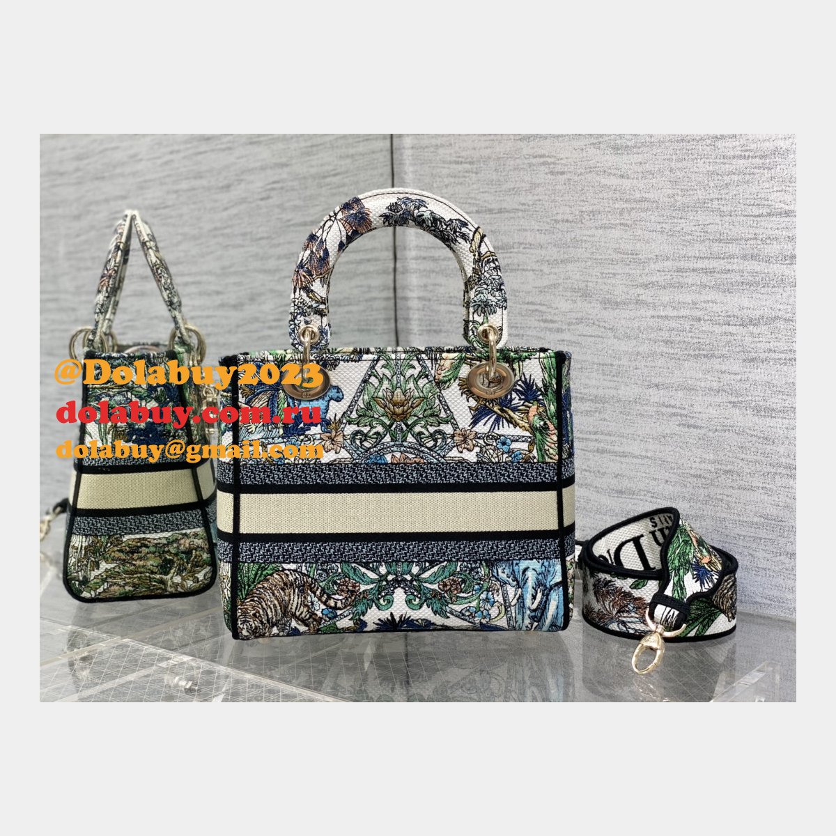 Lady Dior 24cm 100% Identical Lady Replica Bag Sale Online