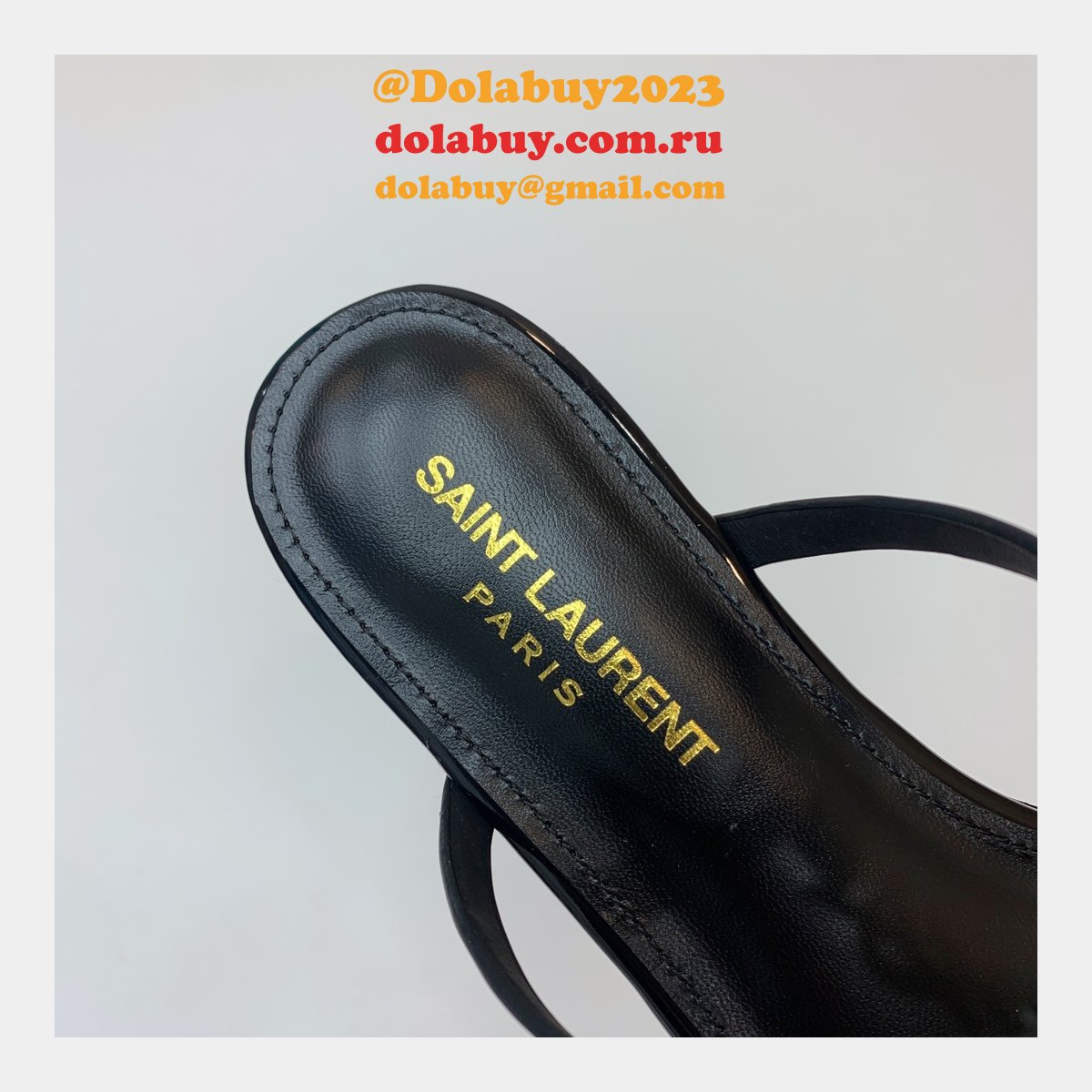 Top Quality YSL Saint Laurent Cassandra Sandals Heels Shoes