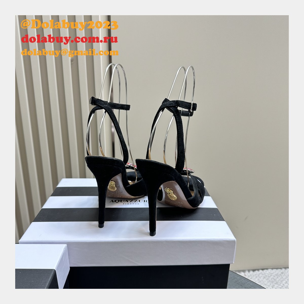Wholesale Cheap Aquazzura Heels 8.5cm Sandals Perfect Shoes