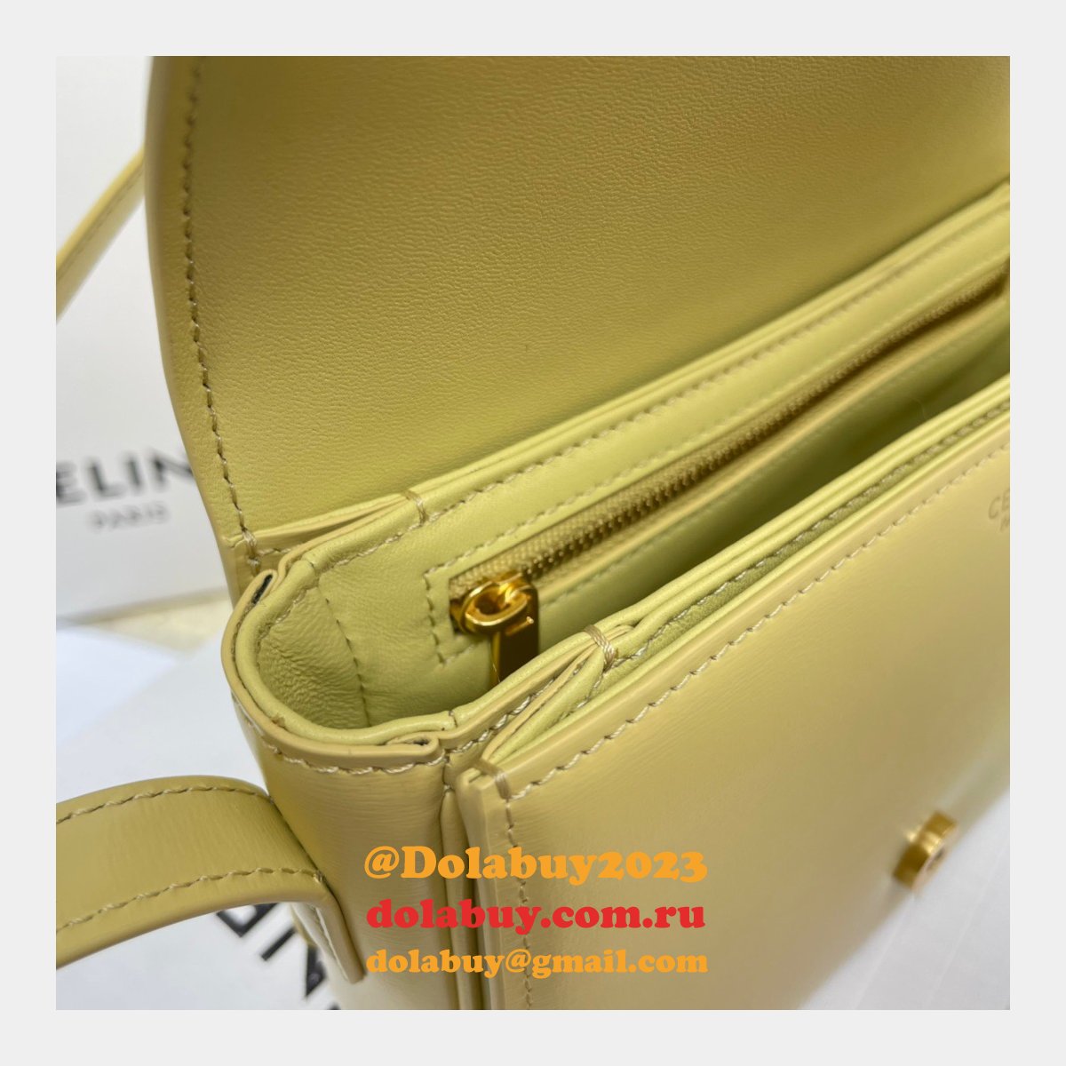 1:1 Replica Celine Triomphe Teen Luxury Handbag