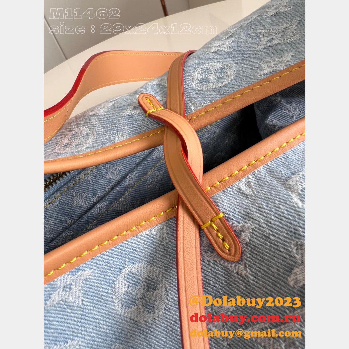 CarryAll Louis Vuitton M11462 Sky Blue Handbags Replica Best Quality