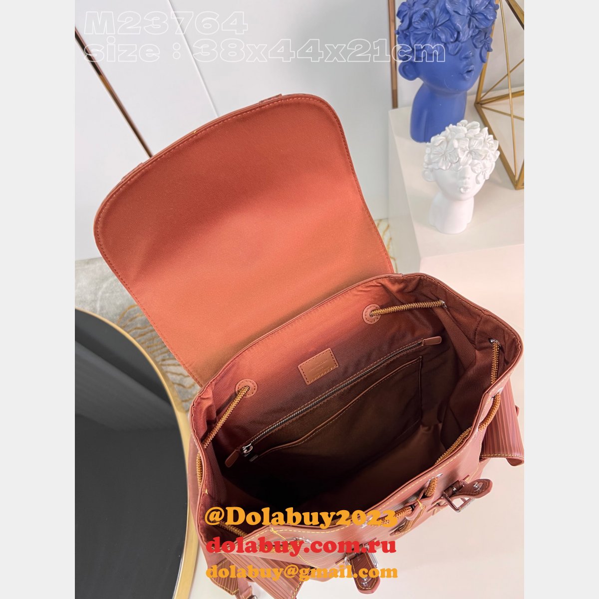 Christopher 1:1 Mirror Louis Vuitton M23764 Backpacks Luxury Bag