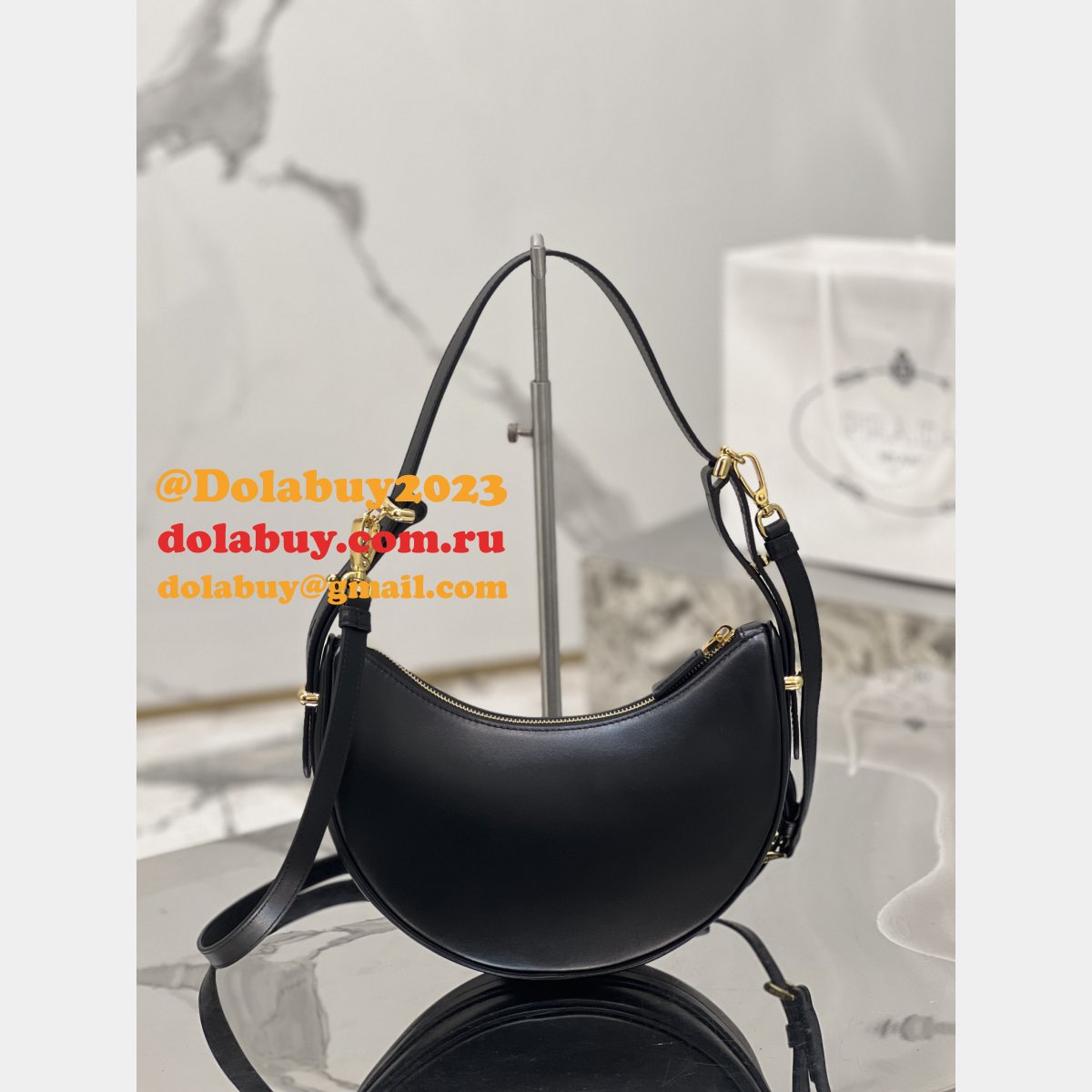 Prada High Quality Moon Hobo handbag
