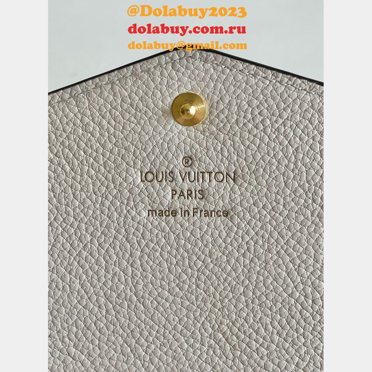 Dolabuy M80496 Louis Vuitton Replica Designer Sarah Wallet Bicolor Monogram Empreinte Leather Bags