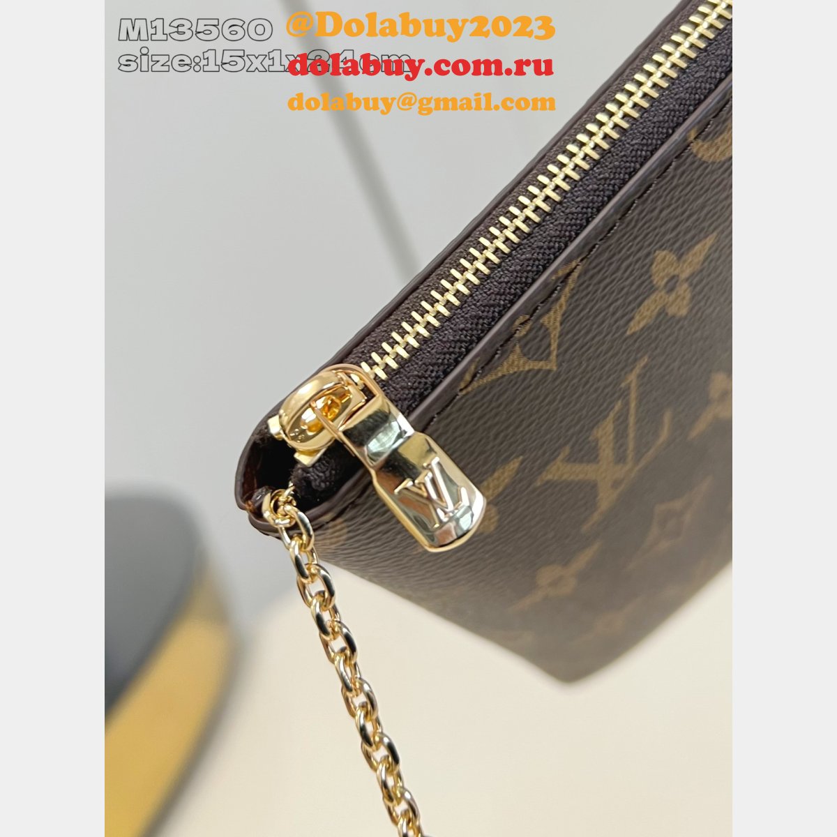 Louis Vuitton Key Pouch M Monogram M13560 Women Goods 7 Star Bag