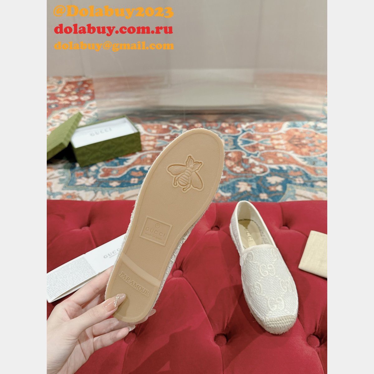 7 star wholesale G*u*i women espadrille