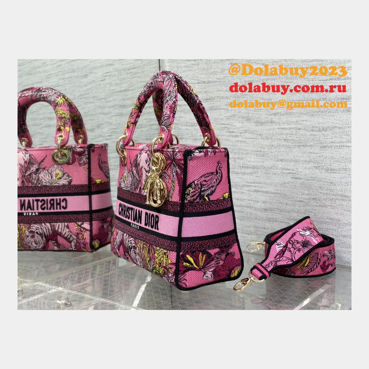 Discount Replica Christian Dior Lady Dior 24cm Bags
