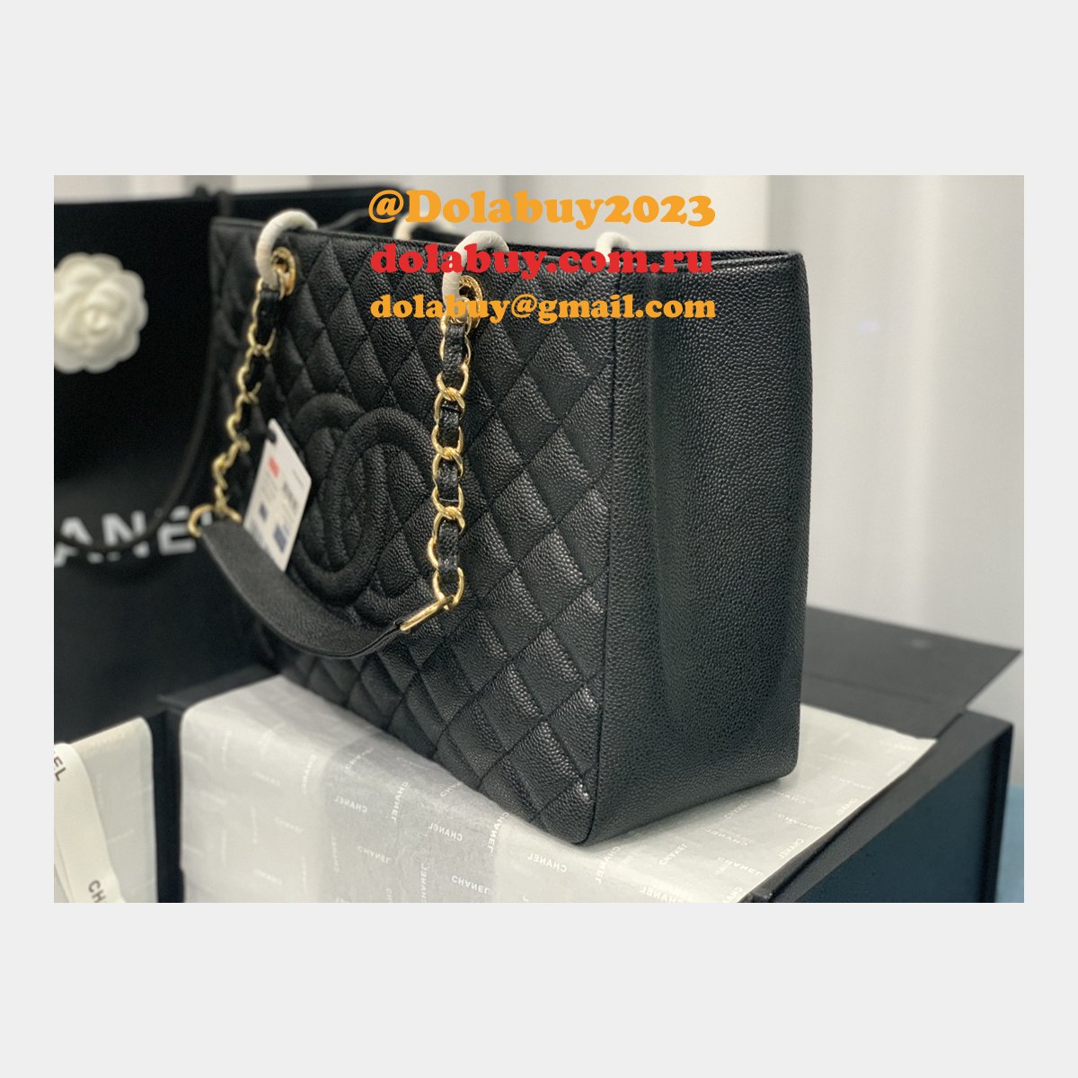 Best classic  CC 50995 shopping bag CAVIAR leather
