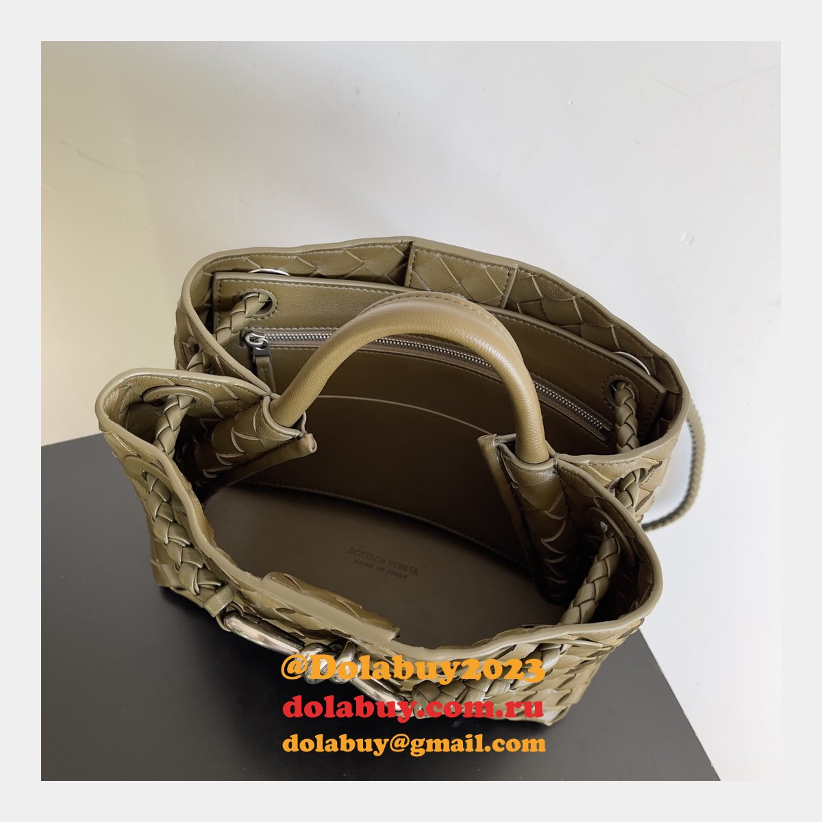 b0tte*a Ven*ta andiamo small 25cm bag leather strap