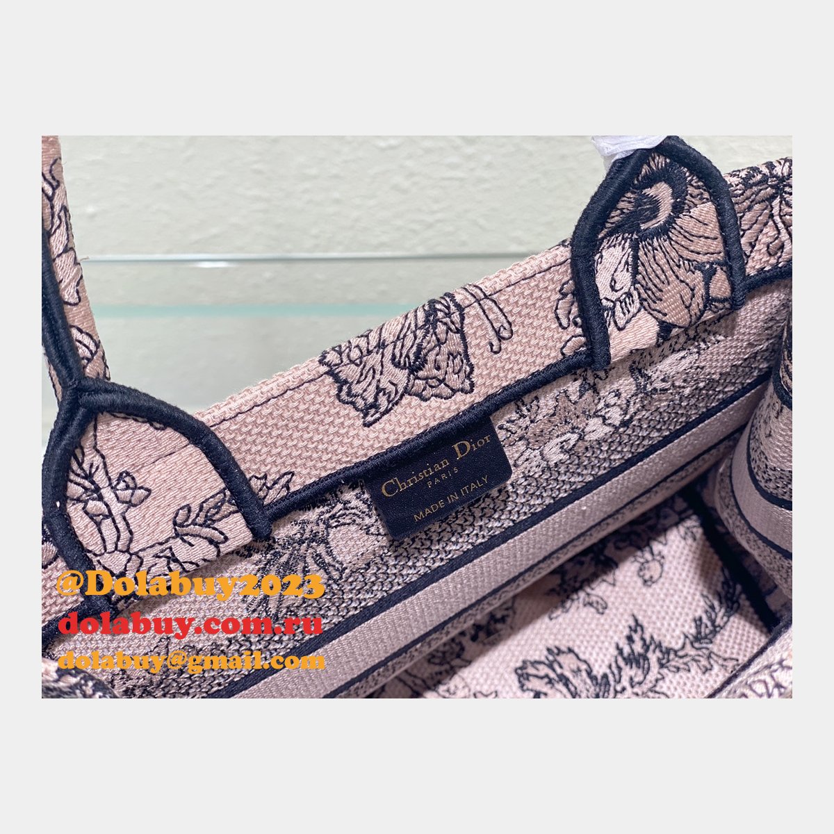 Buy Replica Christian Dior CD Book Tote 26.5/36/41.5cm Bags from Dolabuy