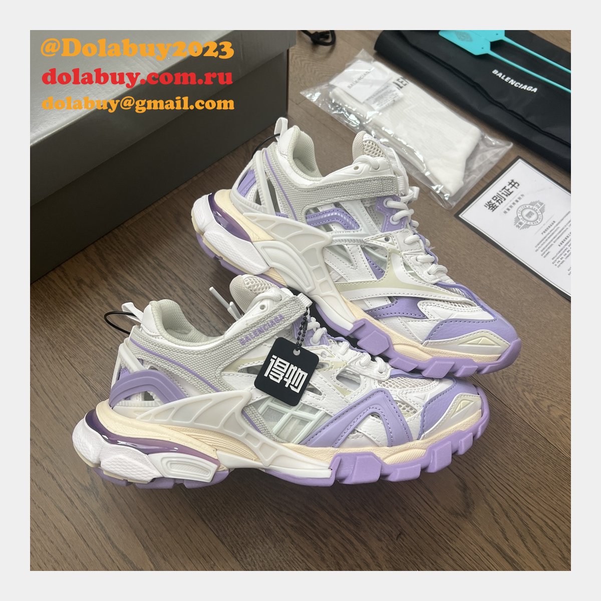 Replica Buy Balenciaga Track Trainer 4.0 Sneakers 1:1 Mirror Shoes