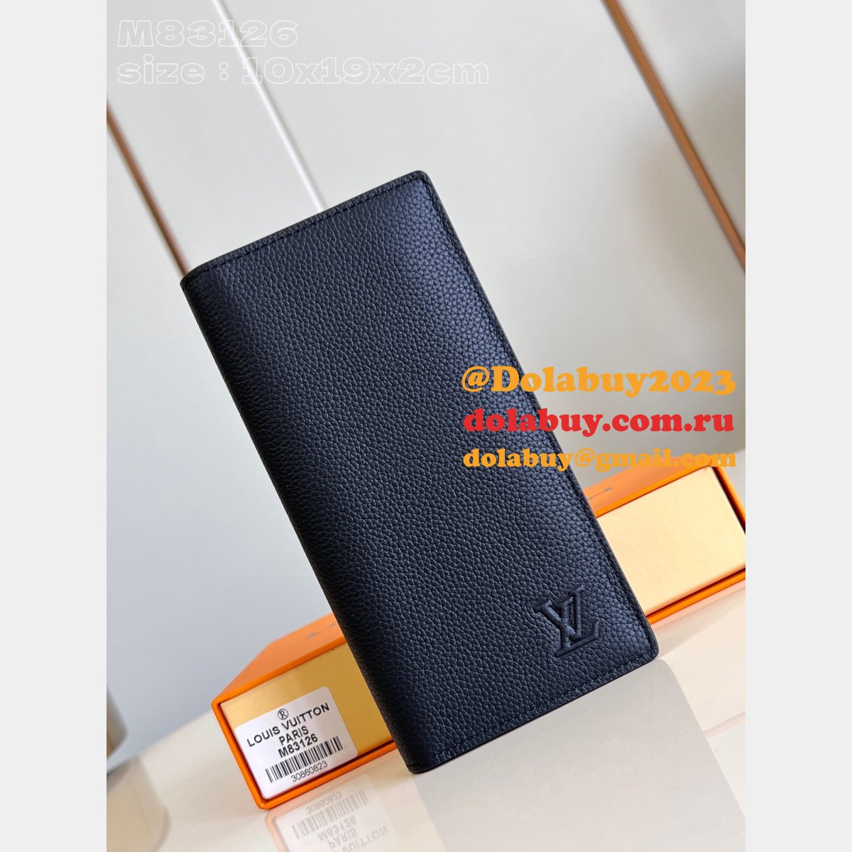LV Replcias Brazza Slender Wallet Pocket Organizer H30 M83126/M83128/M83130