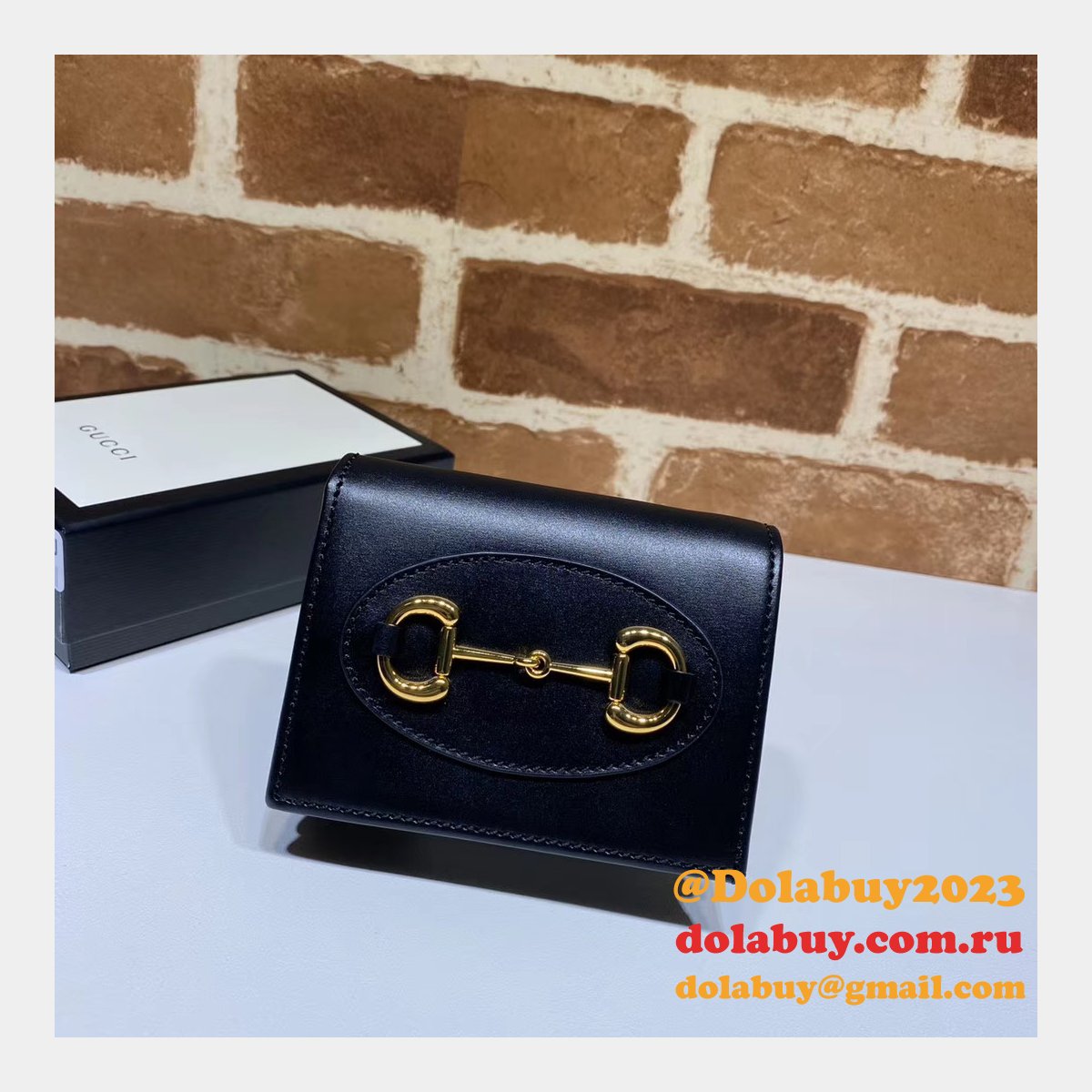 aaa+ G*u*i replica 1955 horsebit card case 621887 wallet