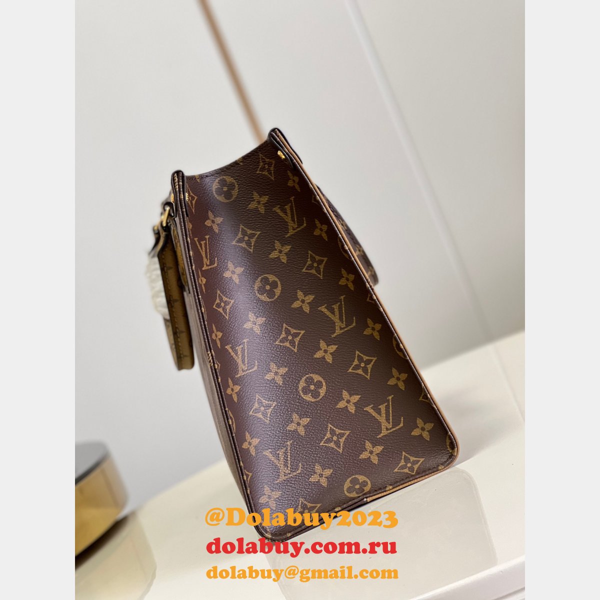 Louis Vuitton Cheap ON THE GO Monogram Bag MM 35CM