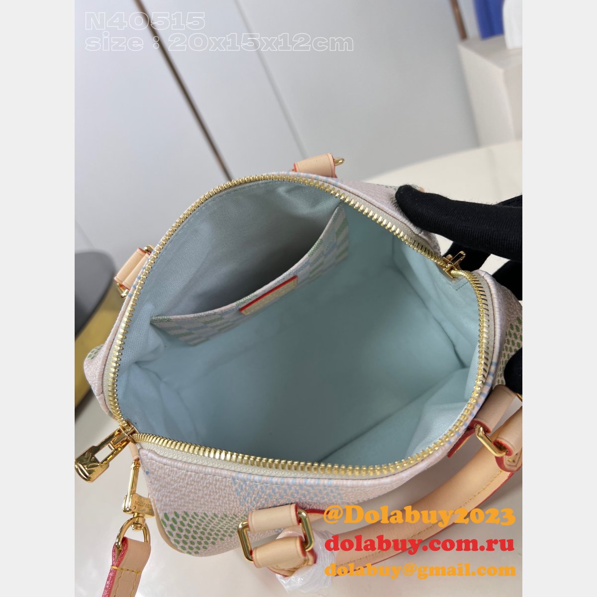 Speedy Bandoulière 20 Other Damier Canvas N40515 Fake LV Bag