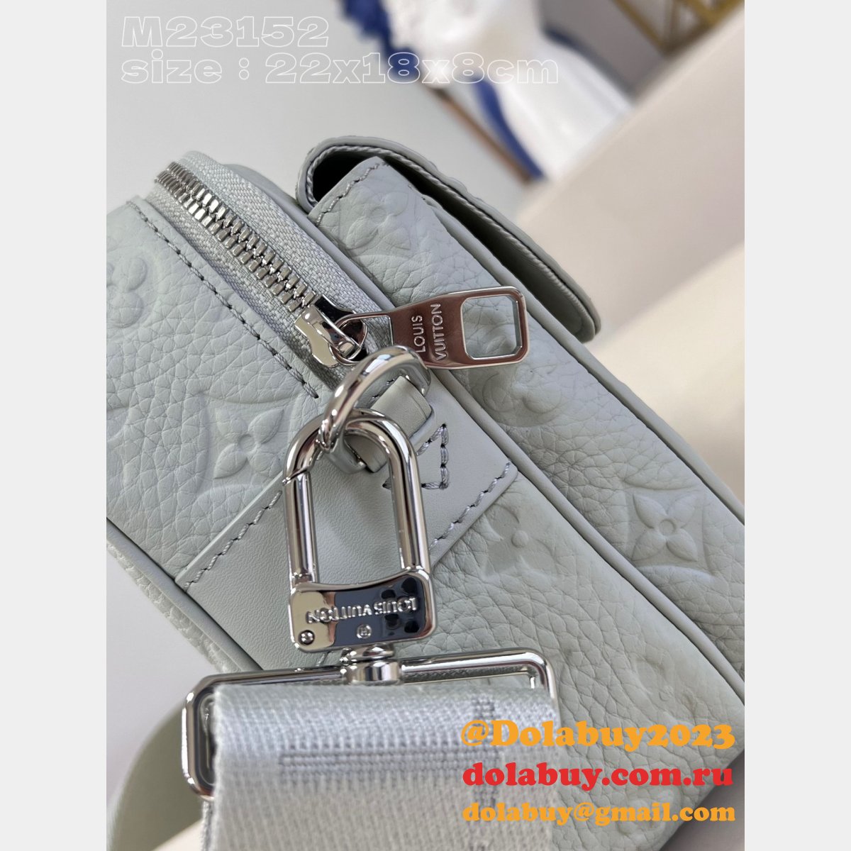S-Lock Messenger Monogram Taurillon M23152 Louis Vuitton Replica Bag