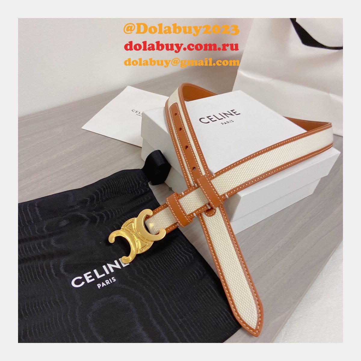 Shop Replica of Luxury Celine Belts