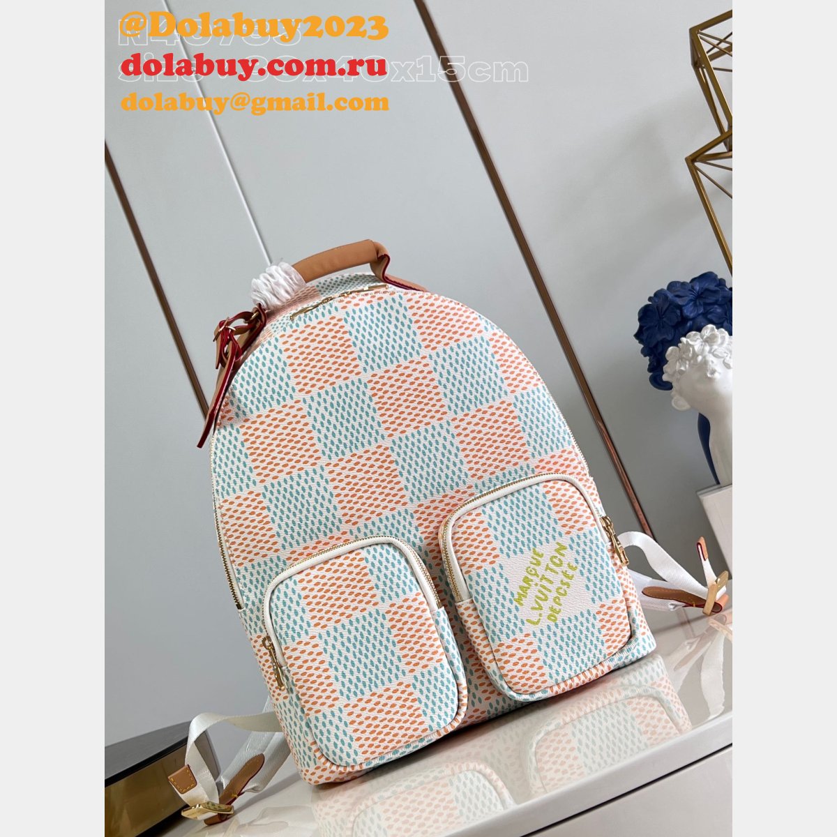 Outlet Louis Vuitton Replica N40735 Backpack Multipocket Damier