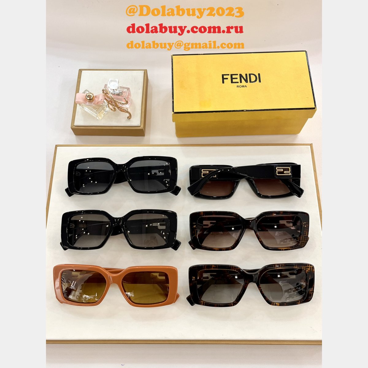 F**di inspired original fd50072l /40128i high quality replica sunglasses