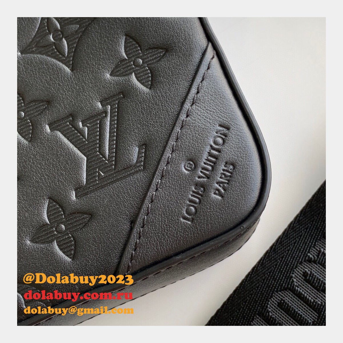 Top Quality Louis Vuitton Duo Messenger G65 M69827 Black