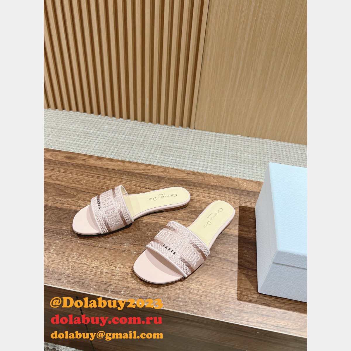 Top Quality Cheap Knockoff DIOR DWAY SLIDE
