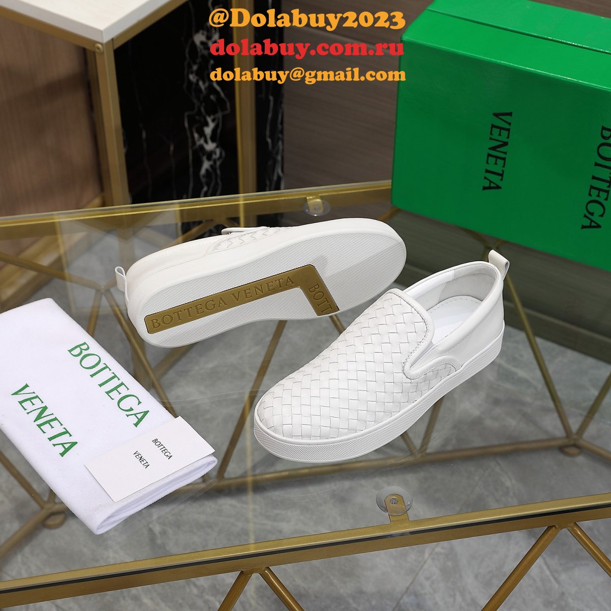 b0tte*a Ven*ta knockoff flats intrecciato nappa slip on sneakers shoes
