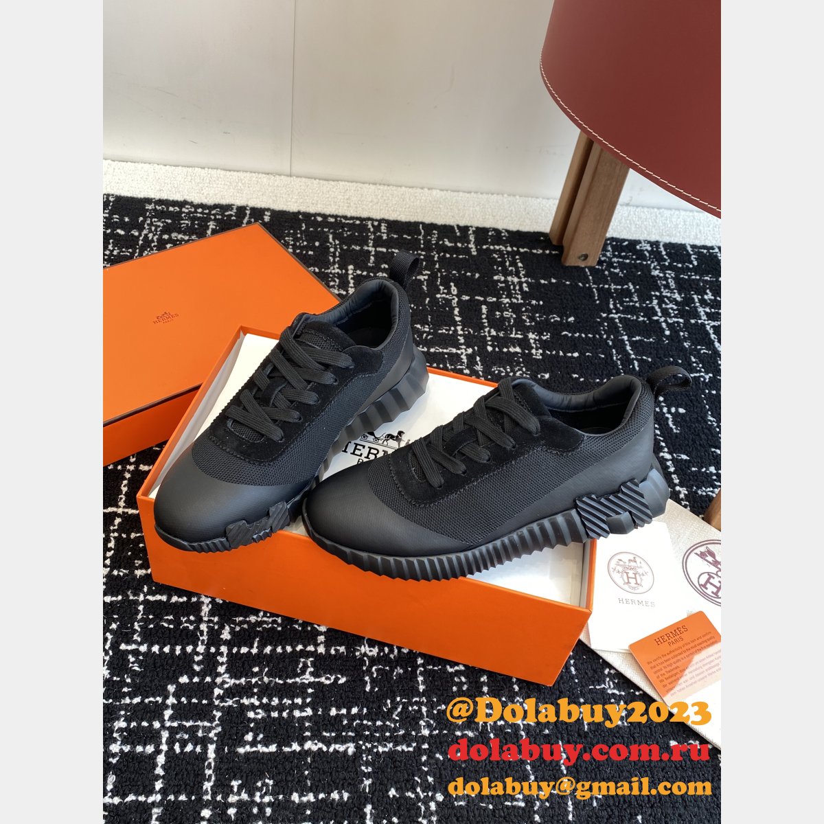 Perfect Hermes Bouncing Sneaker