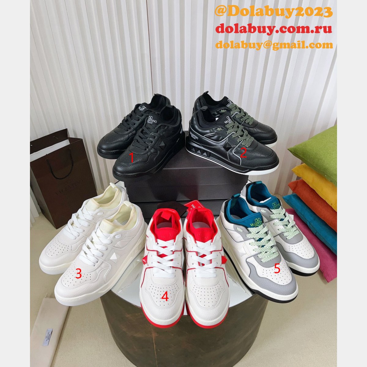 Replica Valentino Socks Shoes Cheap 1:1 Sale