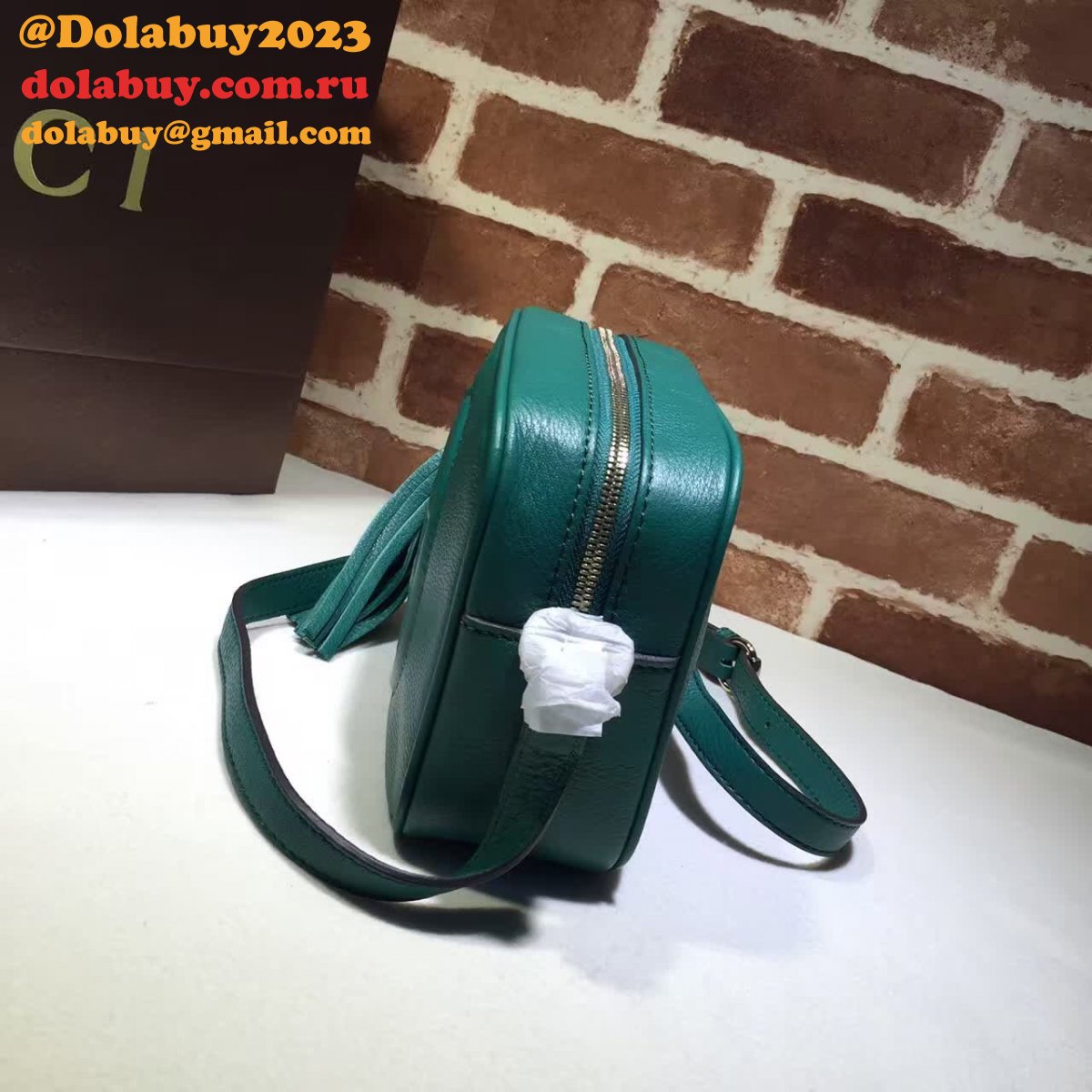 aaa+ G*u*i replicas soho small leather disco 308364 bag