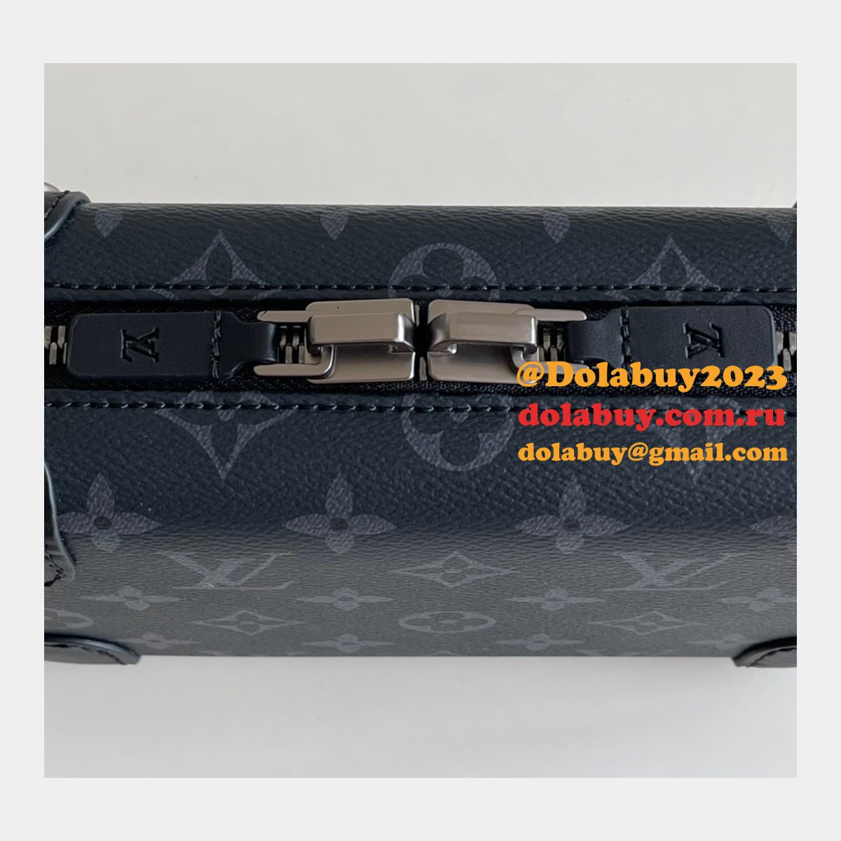 2022 Shop Louis Vuitton Replica Horizon Clutch Monogram Eclipse M45579 Bags