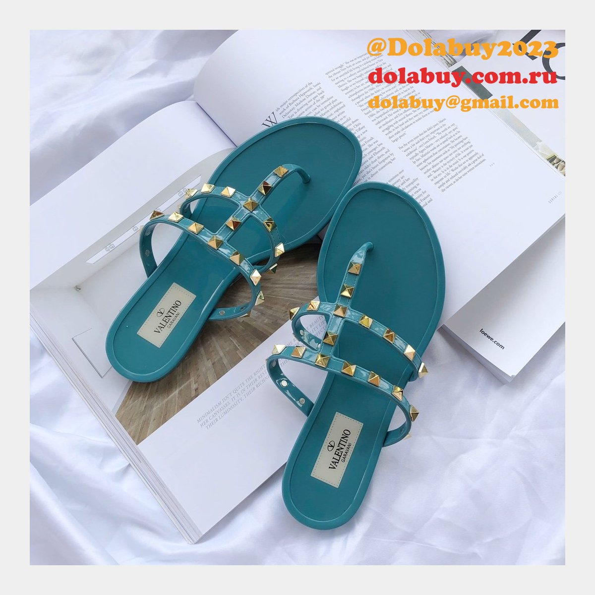 Knockoff Valentino Flat Slippers
