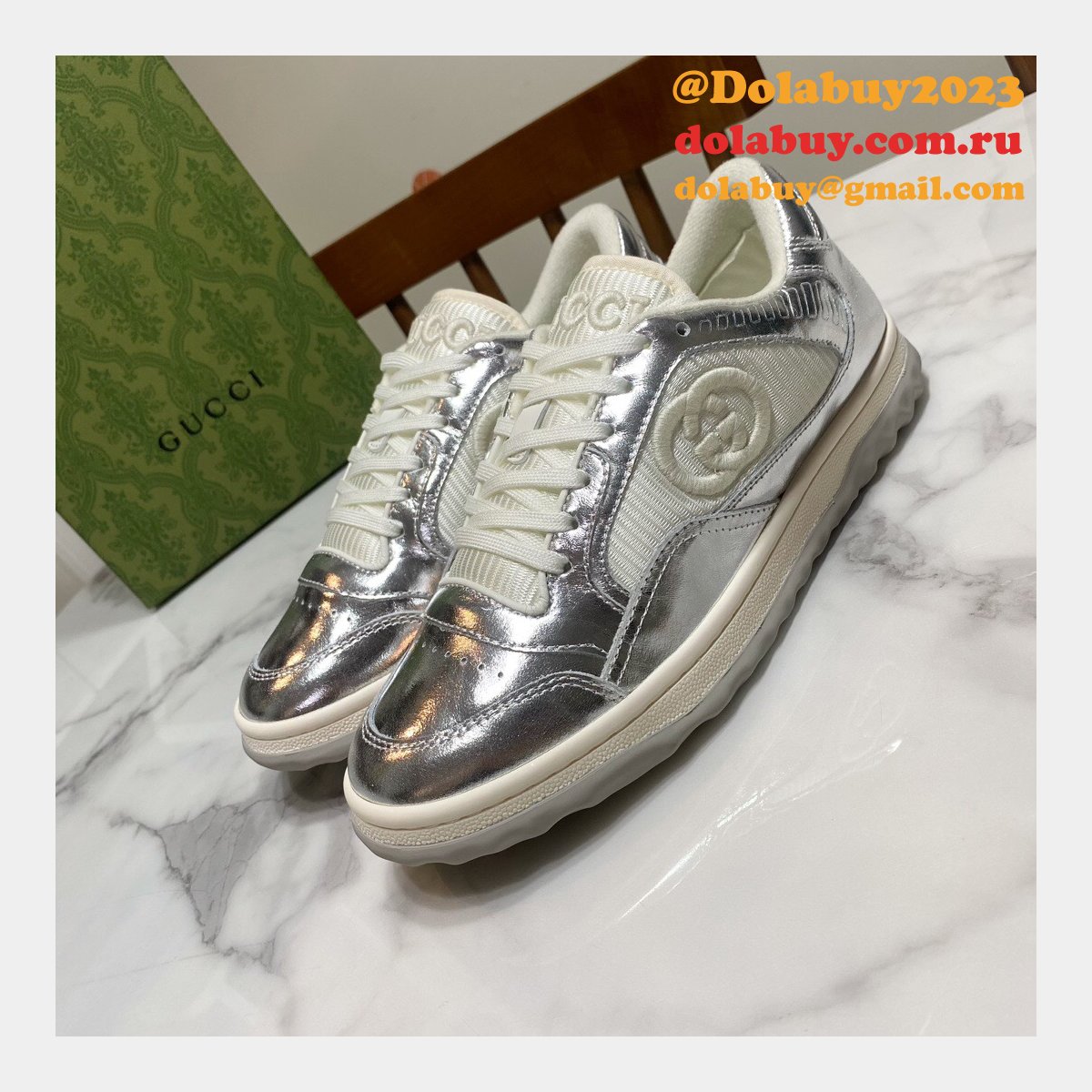 G*u*i replica inspired mac80 leather low-top sneakers 1:1 mirror shoes