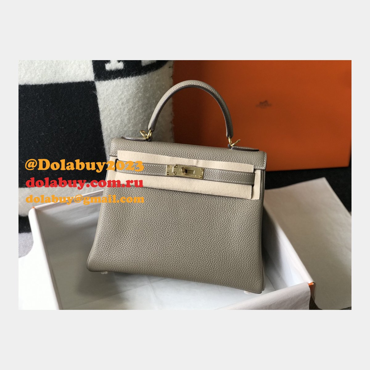 High Quality Customize Hermes Kelly 25MM/28MM TOGO LEATHER For Sale