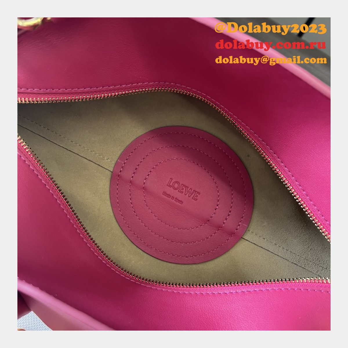 Luxury loewe Paseo small Nappa leather women bag