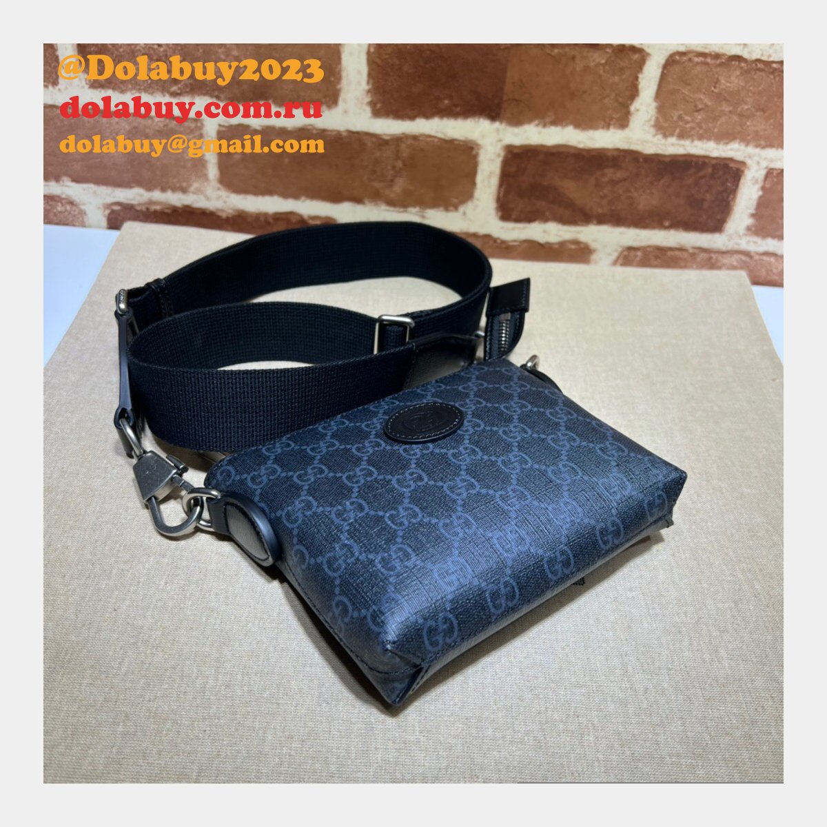 dolabuy G*u*i perfect fake 723306 messenger interlocking g bag