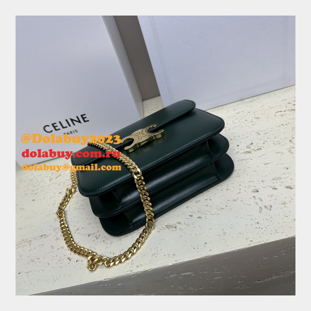 Designer Teen Triomphe Shiny 113583 Amazone Celine Replica Bag