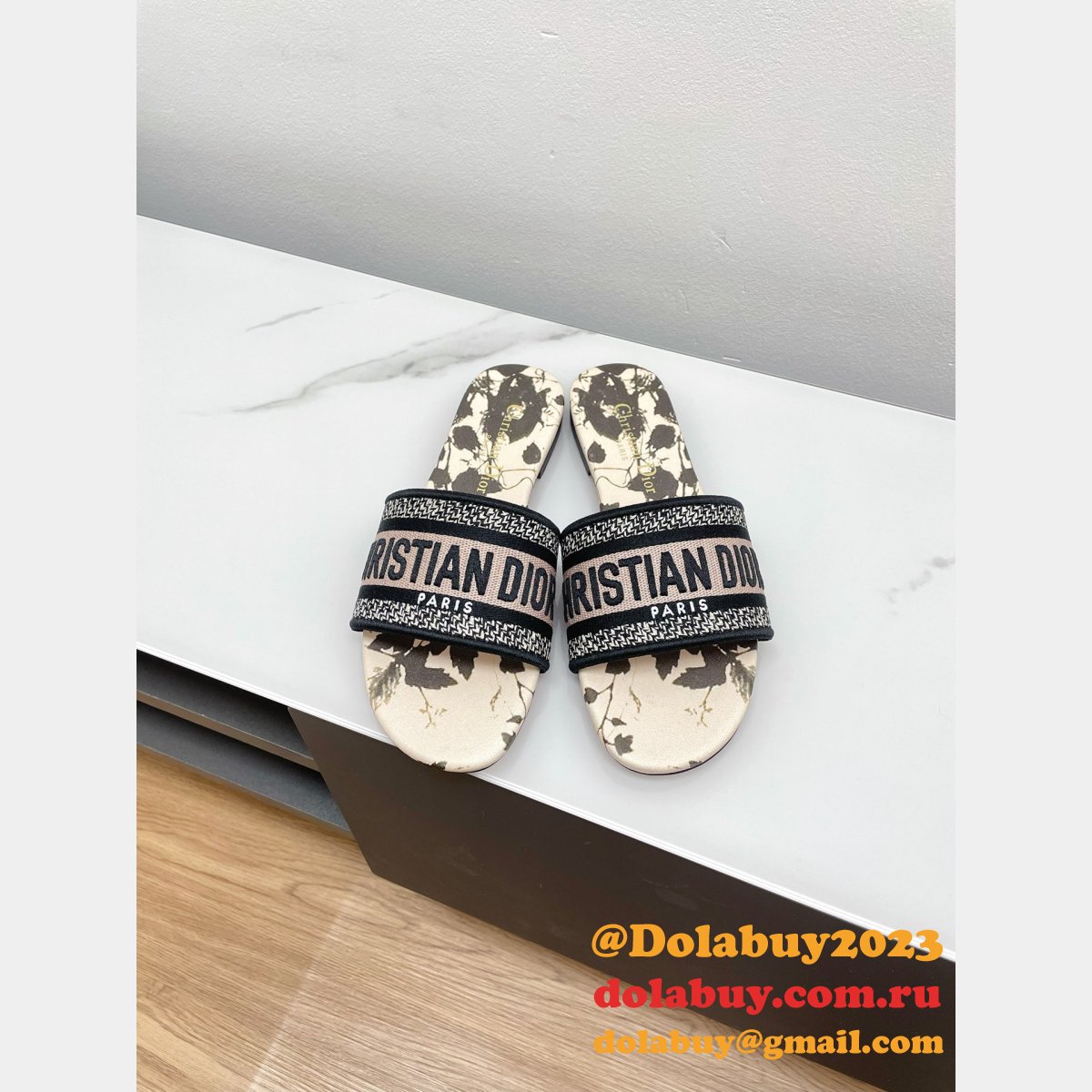 Knockoff 1:1 Mirror DIOR Dway Slide