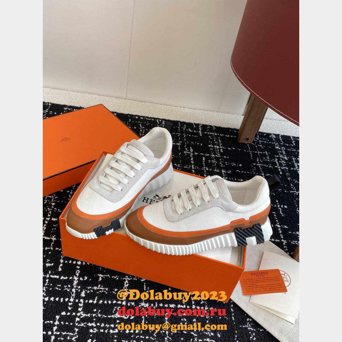 7 Star Hermes Bouncing Sneaker