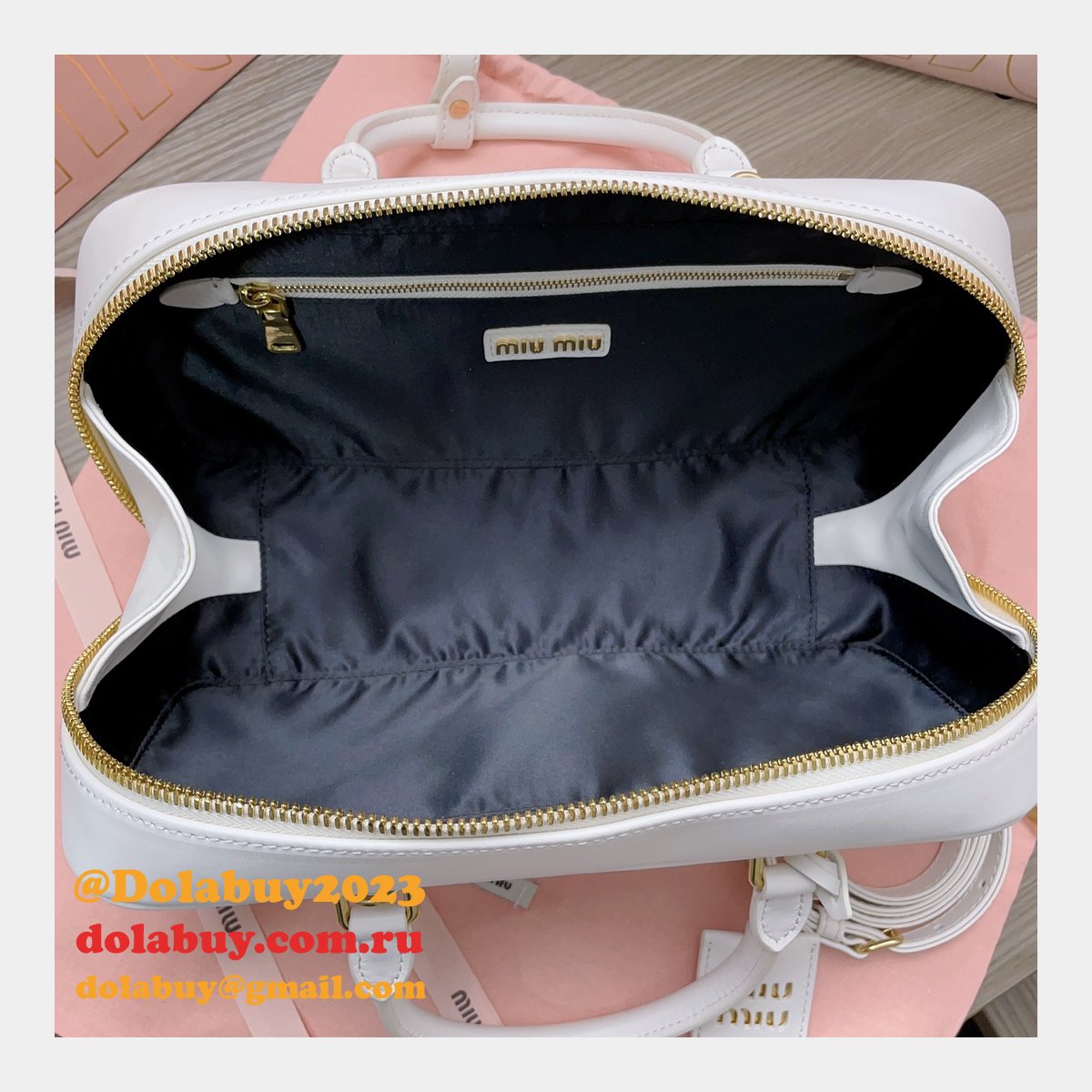 Great Replica Miu Miu Top Handle Matelasse 5BB148 Bags