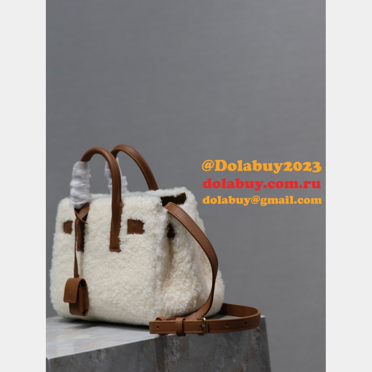 Luxury Best Replicas YSL Mini sac de jour handbag