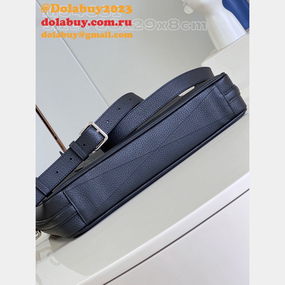 1:1 Mirror Shop Louis Vuitton Armand Briefcase Taurillon M54381 Bag
