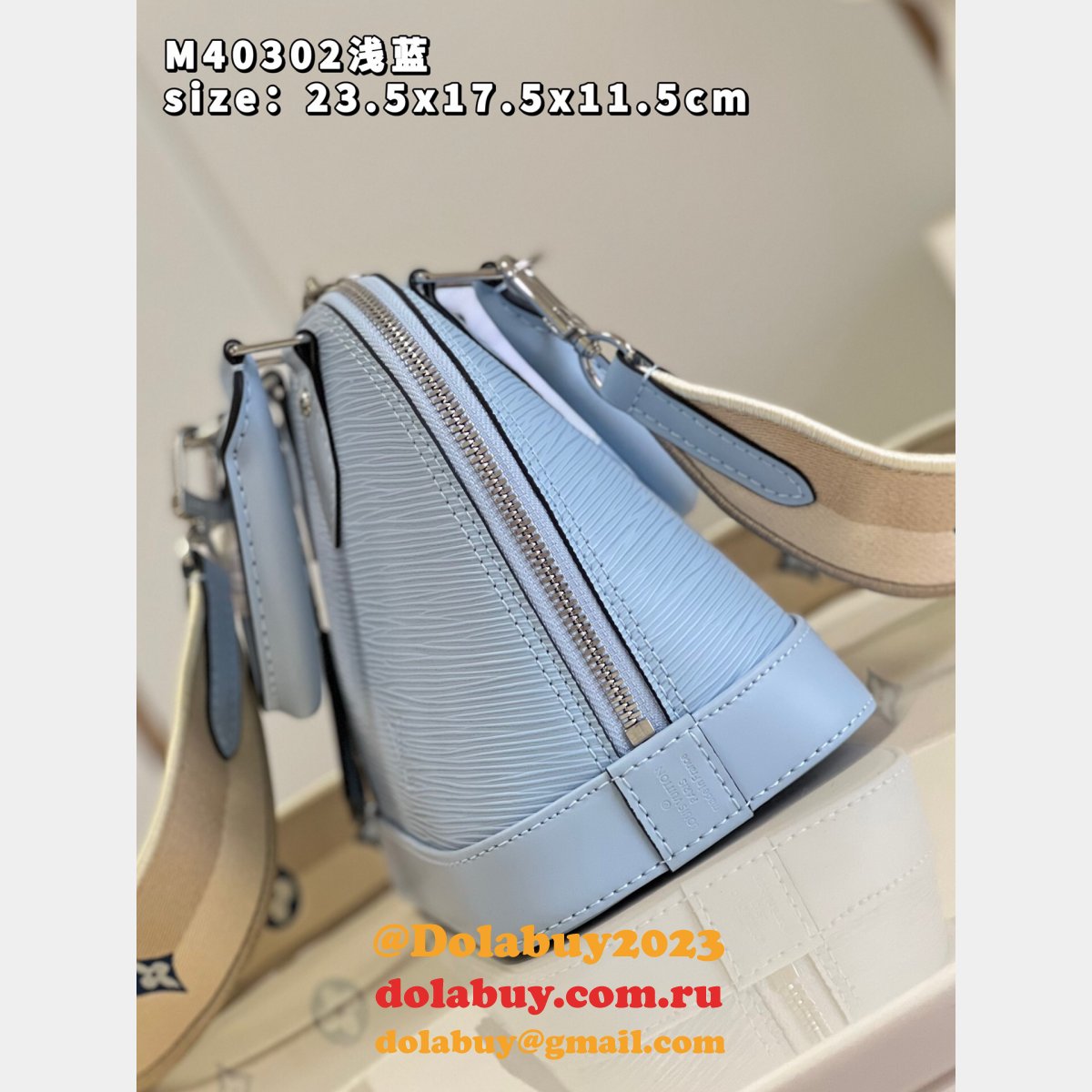 Louis Vuitton M40302 Knockoff LVS Alma Epi Leather Handbag