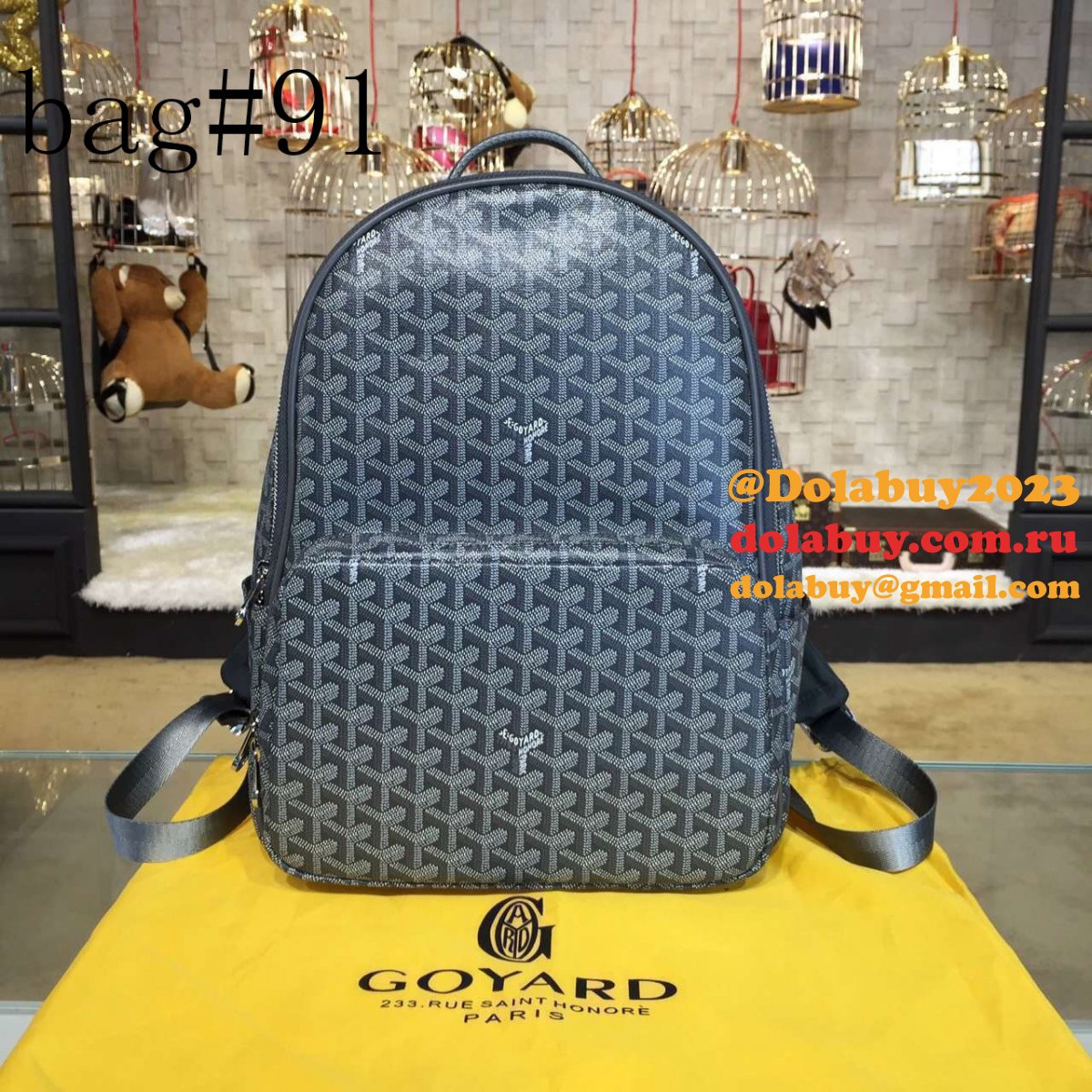 Cheap Top Quality Goyard Multi-Color Backpack Bags