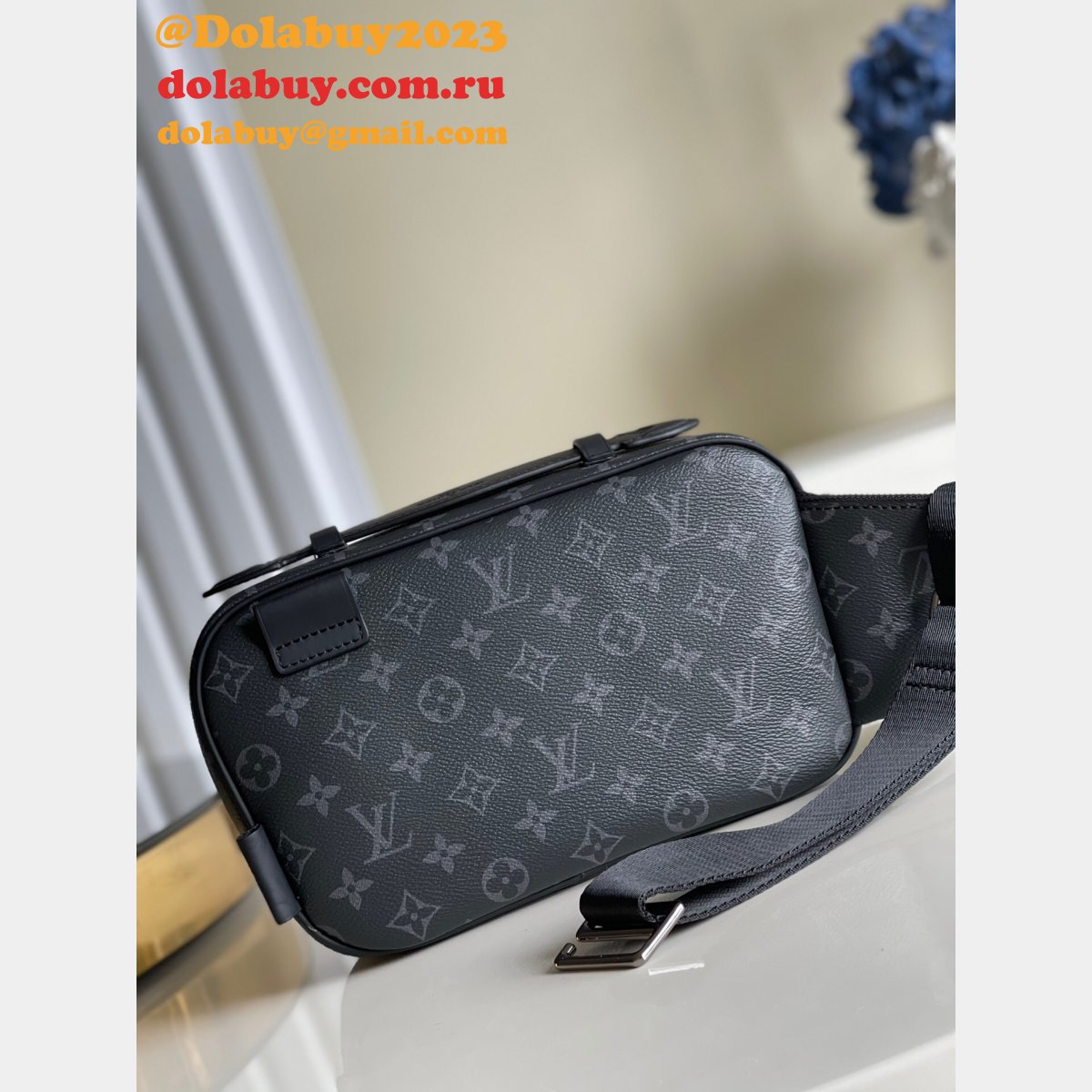 Louis Vuitton 7 Star Bumbag Monogram Eclipse Canvas M42906 Black Bags