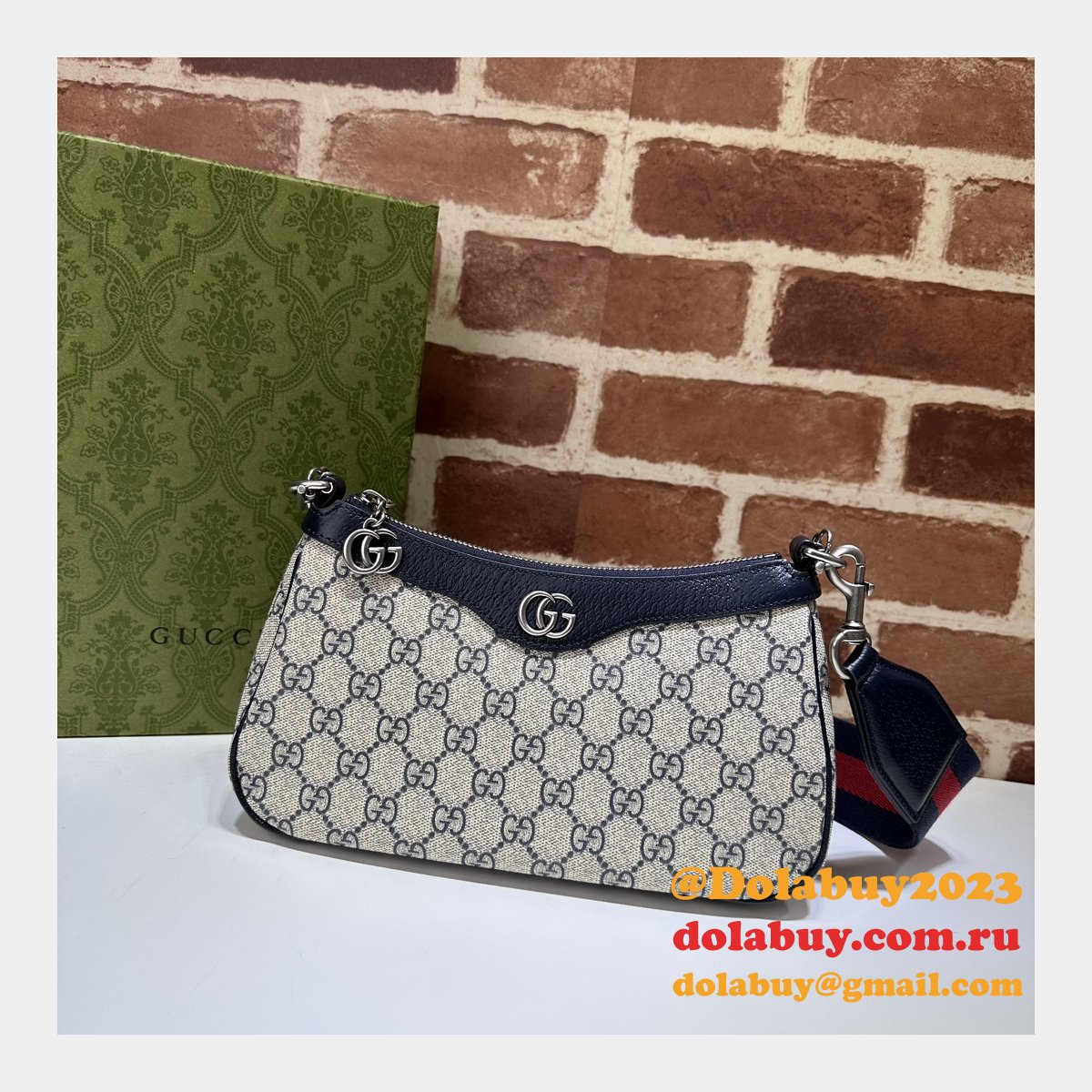 high quality duplicate ophidia crossbody gg small 735132 G*u*i handbag