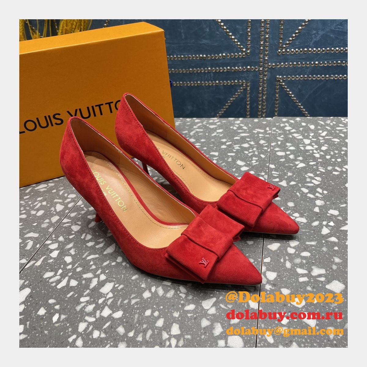 Fake LOUIS VUITTON Blossom Pump Fashion shoes