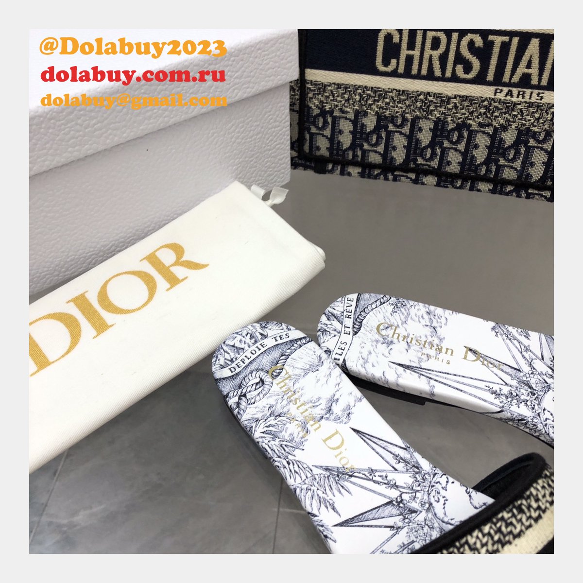 Buy Dior Sell online Best Quality Replica Sandals Shoes