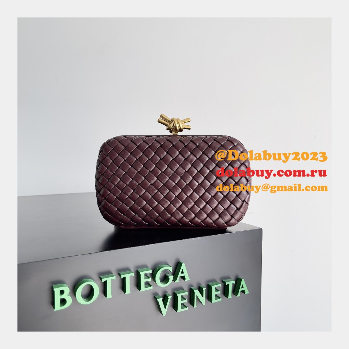 top quality b0tte*a Ven*ta bv knot clutch